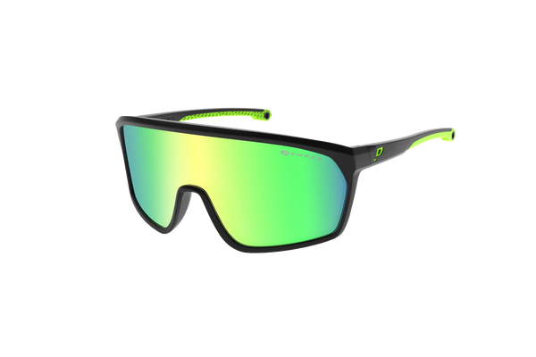 Okulary przeciwsłoneczne dla dzieci FULL Matt Black / Matt Green | Little Demetz